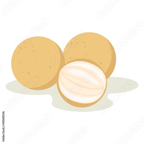 Langsat or duku fruit 