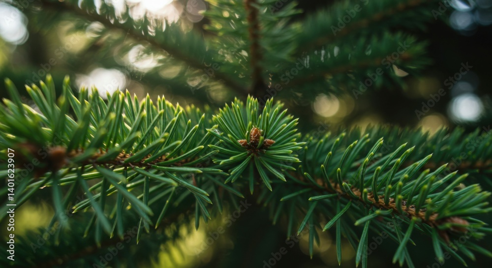 Detailed image of pine tree branches, with lush green needles and visible texture details. Detailed image of pine tree branches, with lush green needles and visible texture details.