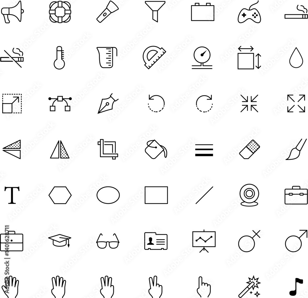 Minimal Line Icons – Essential Vector Icon Pack - Set. Ideal For: App interfaces, Website dashboards, Infographics, Presentations, Icon replacements for minimalist branding. Clean monoline style
