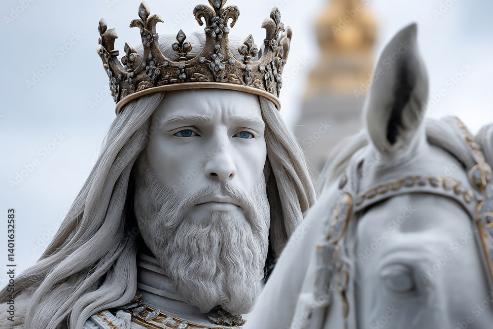 Obraz premium king with royal guard