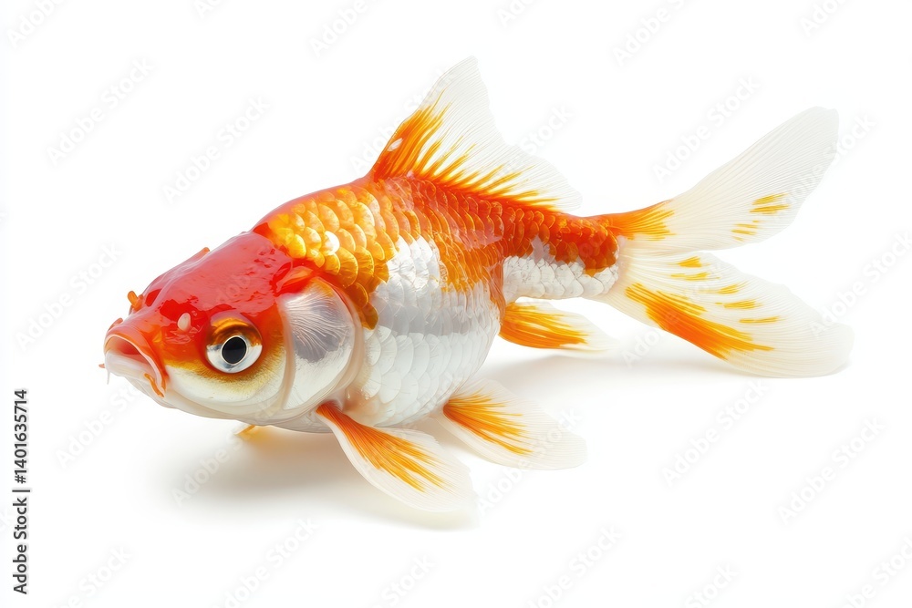 Goldfish on White Background Goldfish on White Background
