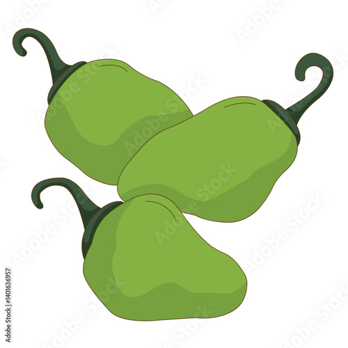 Habanero Pepper Illustration