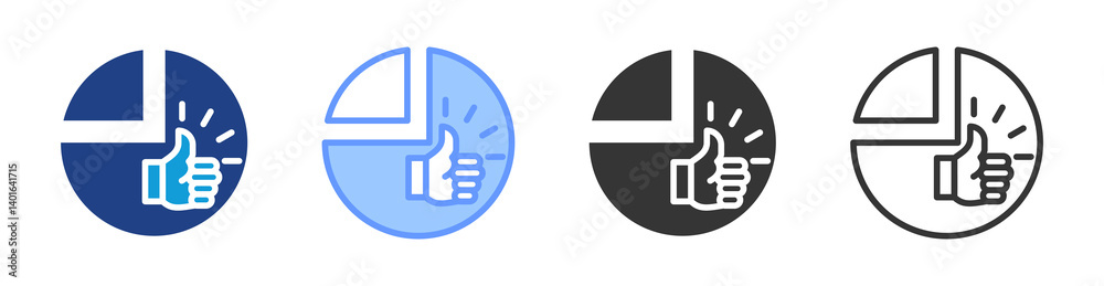 Recommendation icon set multiple style collection Recommendation icon set multiple style collection