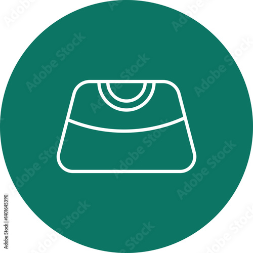 Kleptomania Vector Line Circle Icon Design