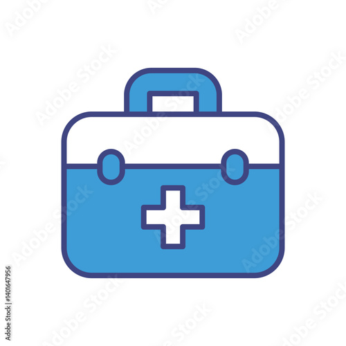 First Aid Kit Icon Vector Stock Illustration