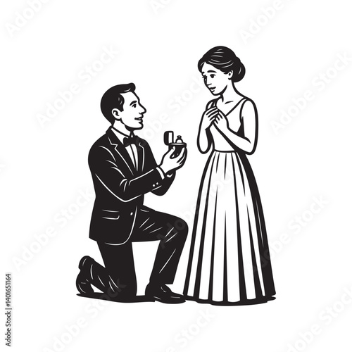 bride and groom with wedding rings