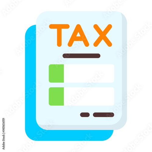 Tax Invoice Flat Flat Icon