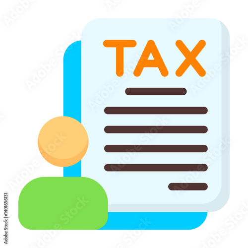 Tax Consultation Flat Flat Icon