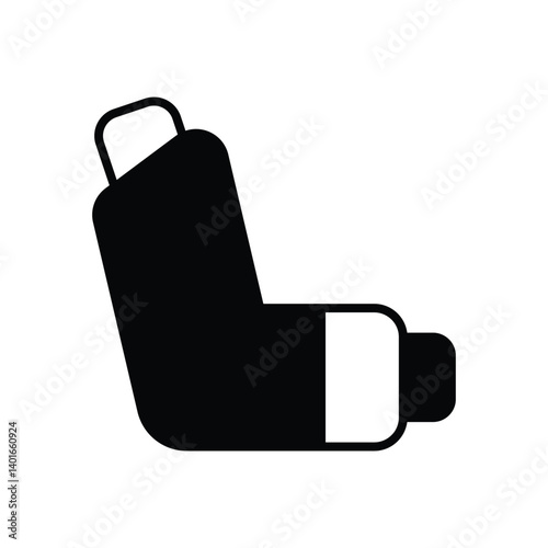 Inhaler Icon Vector Stock Illustration