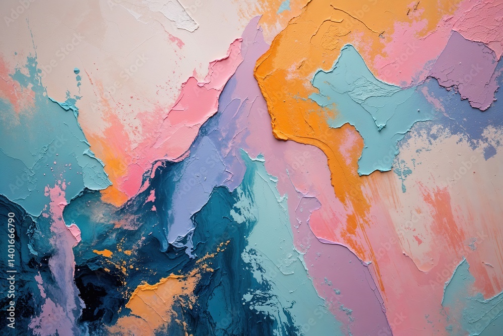 Vibrant Abstract Canvas Backdrop Featuring Dynamic Brush Strokes and Enticing Pastel Textures Vibrant Abstract Canvas Backdrop Featuring Dynamic Brush Strokes and Enticing Pastel Textures