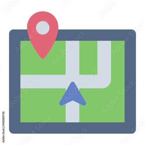 Free Download GPS flat icon representing global positioning and navigation tracking - GFXLoad