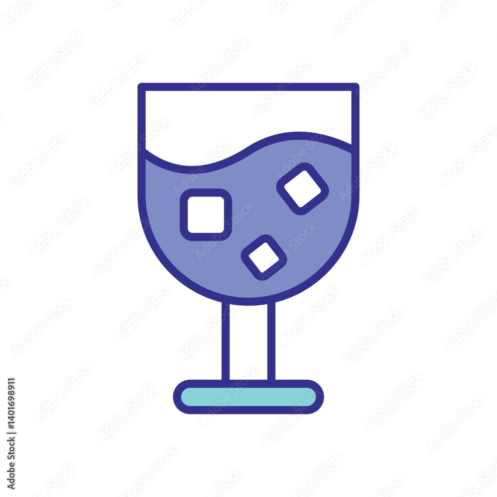 Wine Glass Icon Vector Stock Illustration Wine Glass Icon Vector Stock Illustration