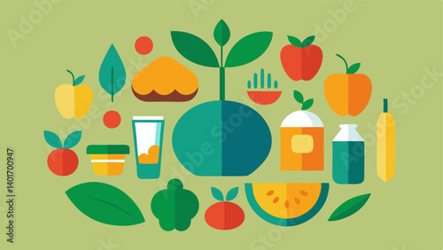 PlantBased Food Selection A selection of plantbased food items like fruits vegetables and legumes displayed attractively showcasing the benefits of sustainable eating.