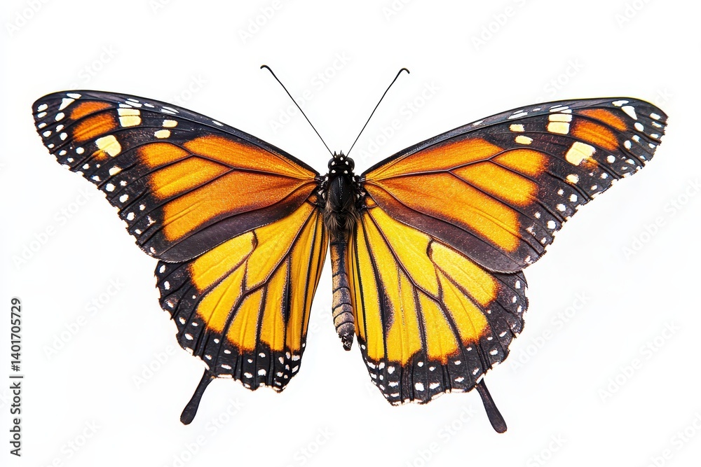 Naklejka premium Monarch Butterfly Closeup