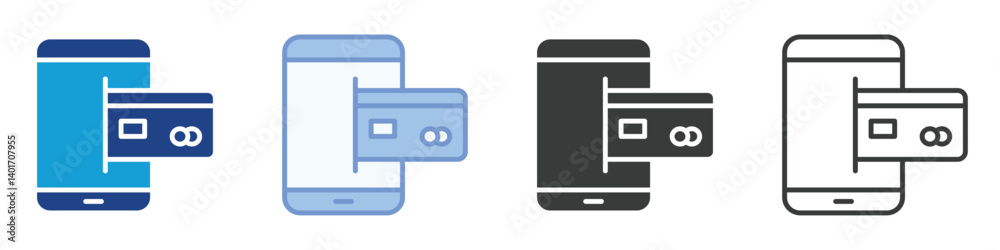 Mobile Banking Icons Collection – Multiple Vector Styles Icons Mobile Banking Icons Collection – Multiple Vector Styles Icons