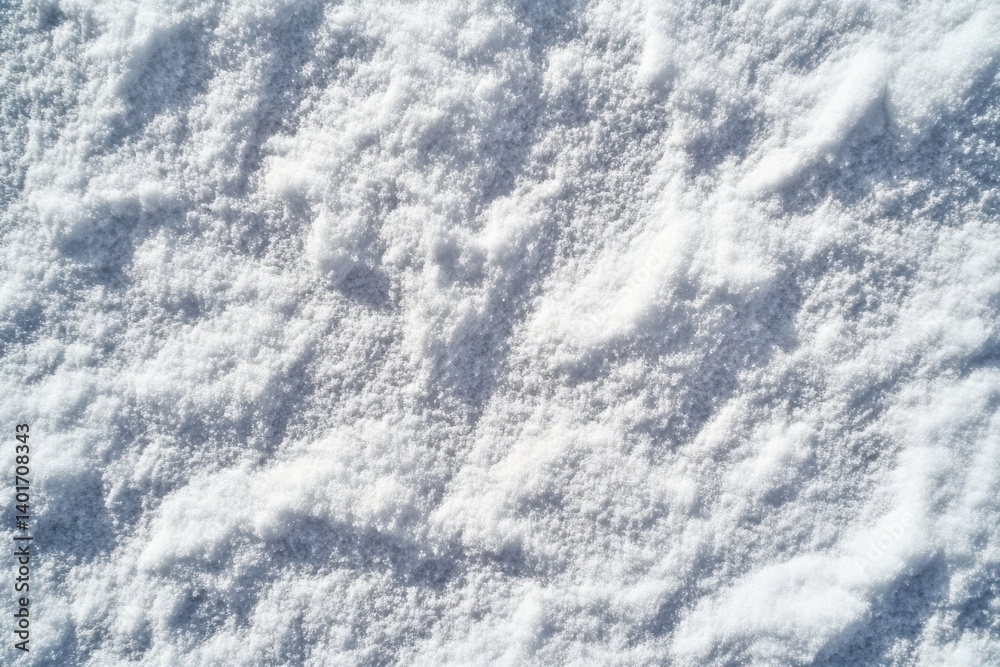 Obraz premium Araffe's footprints trace a sunny winter landscape, highlighting nature's beauty in fresh snow.