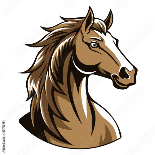 cartoon horse logo