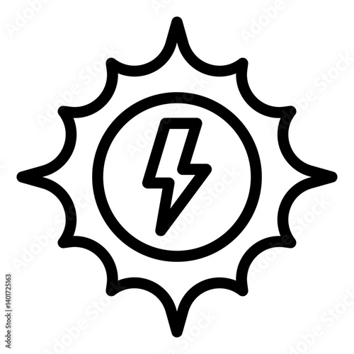 sun energy icon