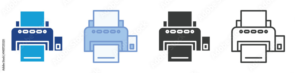Printer Icons Collection – Multiple Vector Styles Icons Printer Icons Collection – Multiple Vector Styles Icons