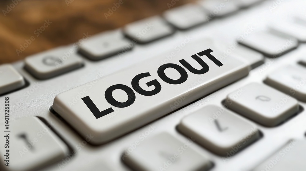 Close-up of a keyboard with a highlighted