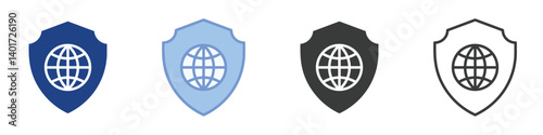 Protection Icons Collection – Multiple Vector Styles Icons