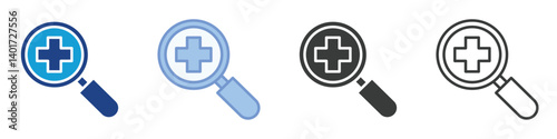Research Icons Collection – Multiple Vector Styles Icons