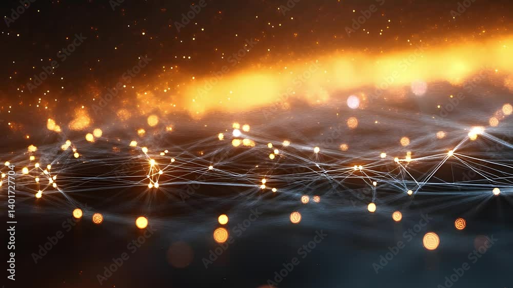 abstract background with dot light
