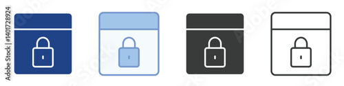 Security Icons Collection – Multiple Vector Styles Icons