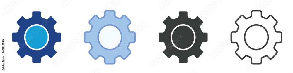 Setting Icons Collection – Multiple Vector Styles Icons Setting Icons Collection – Multiple Vector Styles Icons
