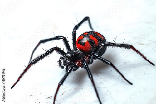 Black Widow Spider Macro Photography High Contrast Lighting Nature Insect Arachnida