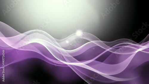 Purple wavy lines abstract background animation