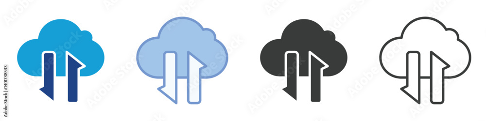 Transfer data Icons Collection – Multiple Vector Styles Icons Transfer data Icons Collection – Multiple Vector Styles Icons