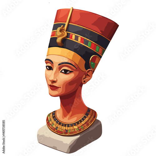 Ancient Egyptian Queen Nefertiti Bust – One of the most recognizable sculptures