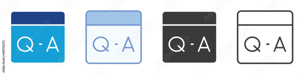 Web QnA Icons Collection – Multiple Vector Styles Icons Web QnA Icons Collection – Multiple Vector Styles Icons
