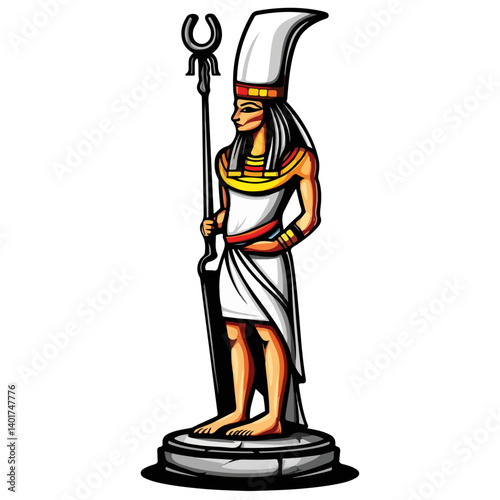 Egyptian god Osiris.