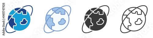 Worldwide Icons Collection – Multiple Vector Styles Icons