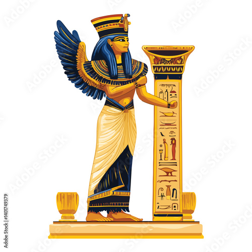 Egyptian god Osiris.