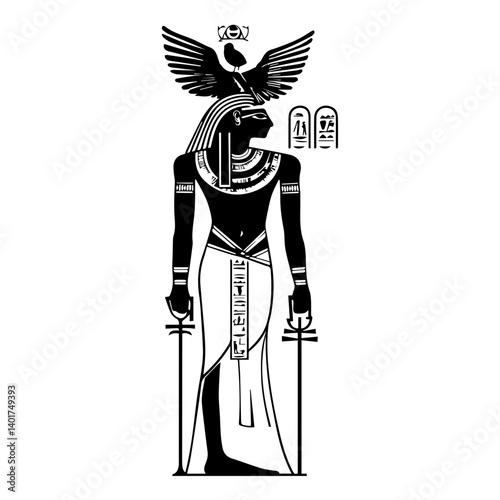 Egyptian god Osiris.