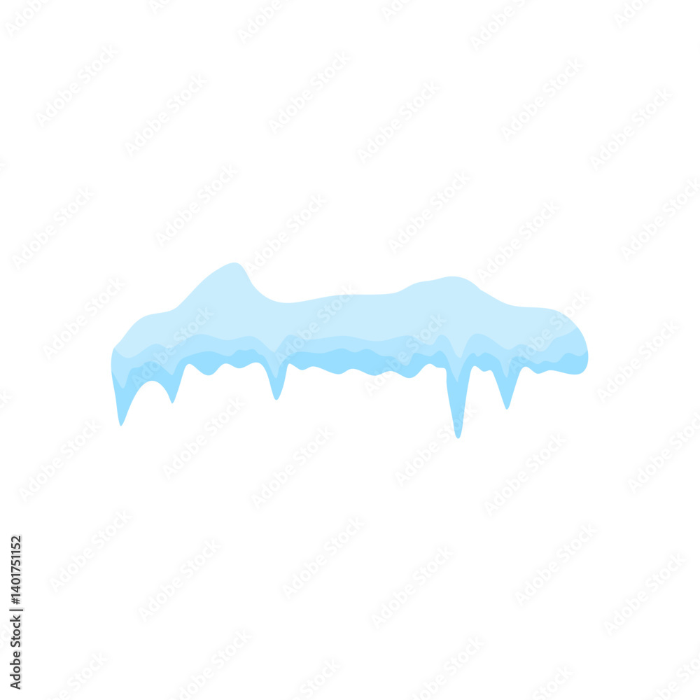 Snow ice caps vector illustration Snow ice caps vector illustration