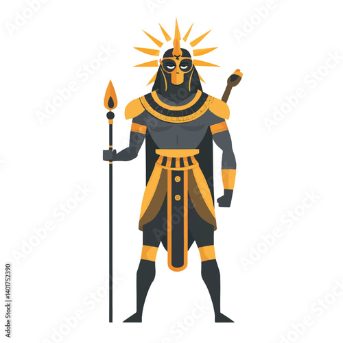 Ra the ancient Egyptian deity of the sun