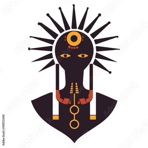 Ra the ancient Egyptian deity of the sun