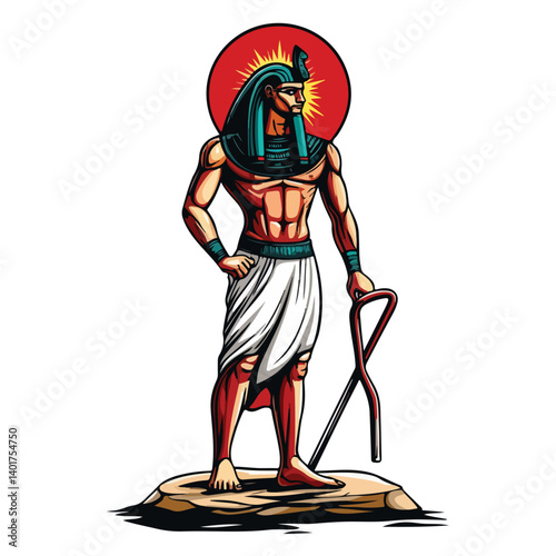 Ra the ancient Egyptian deity of the sun