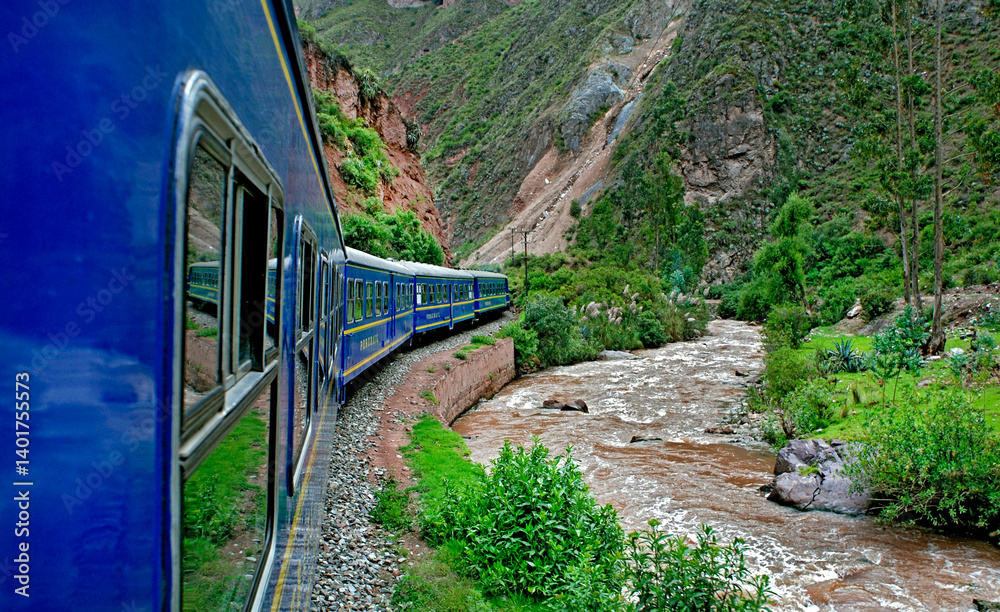 Fototapeta premium Trem Cuzco Machu Pichu, Peru