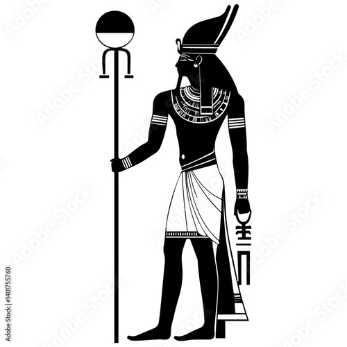 Ra the ancient Egyptian deity of the sun