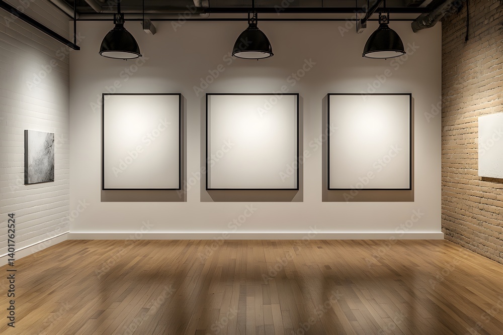 Contemporary 3D-rendered gallery space with empty picture frames on dramatic dark walls, perfect for minimalist art display and modern design mockups
Contemporary 3D-rendered gallery space with empty picture frames on dramatic dark walls, perfect for minimalist art display and modern design mockups