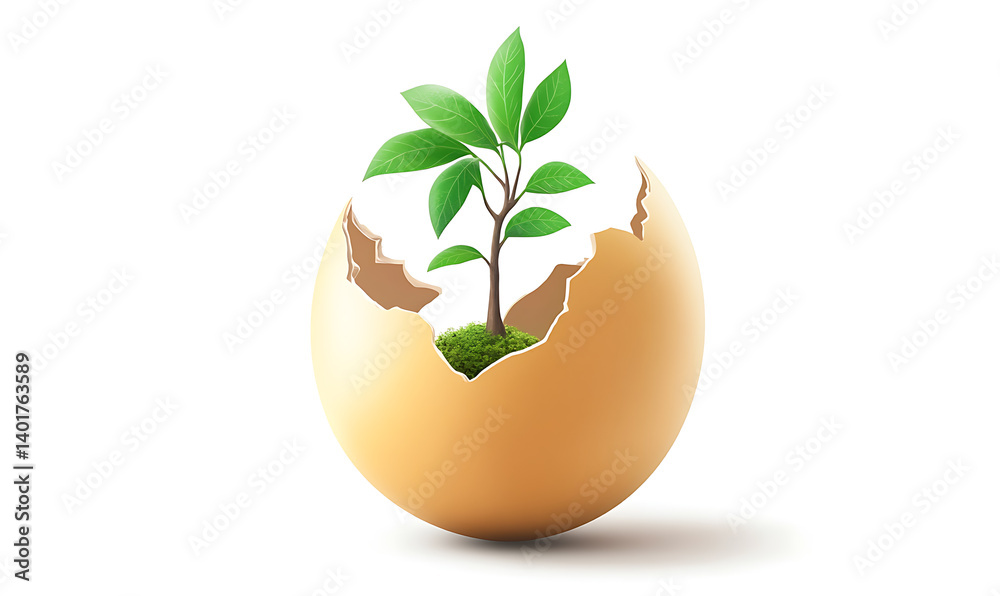 Creative conceptual illustrations of eggs, chickens Creative conceptual illustrations of eggs, chickens