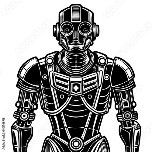 AI robot icon