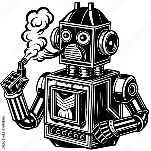 AI robot icon