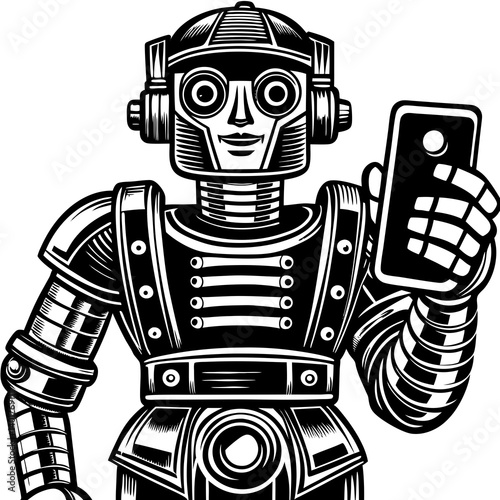 AI robot icon