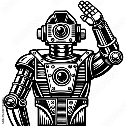 AI robot icon